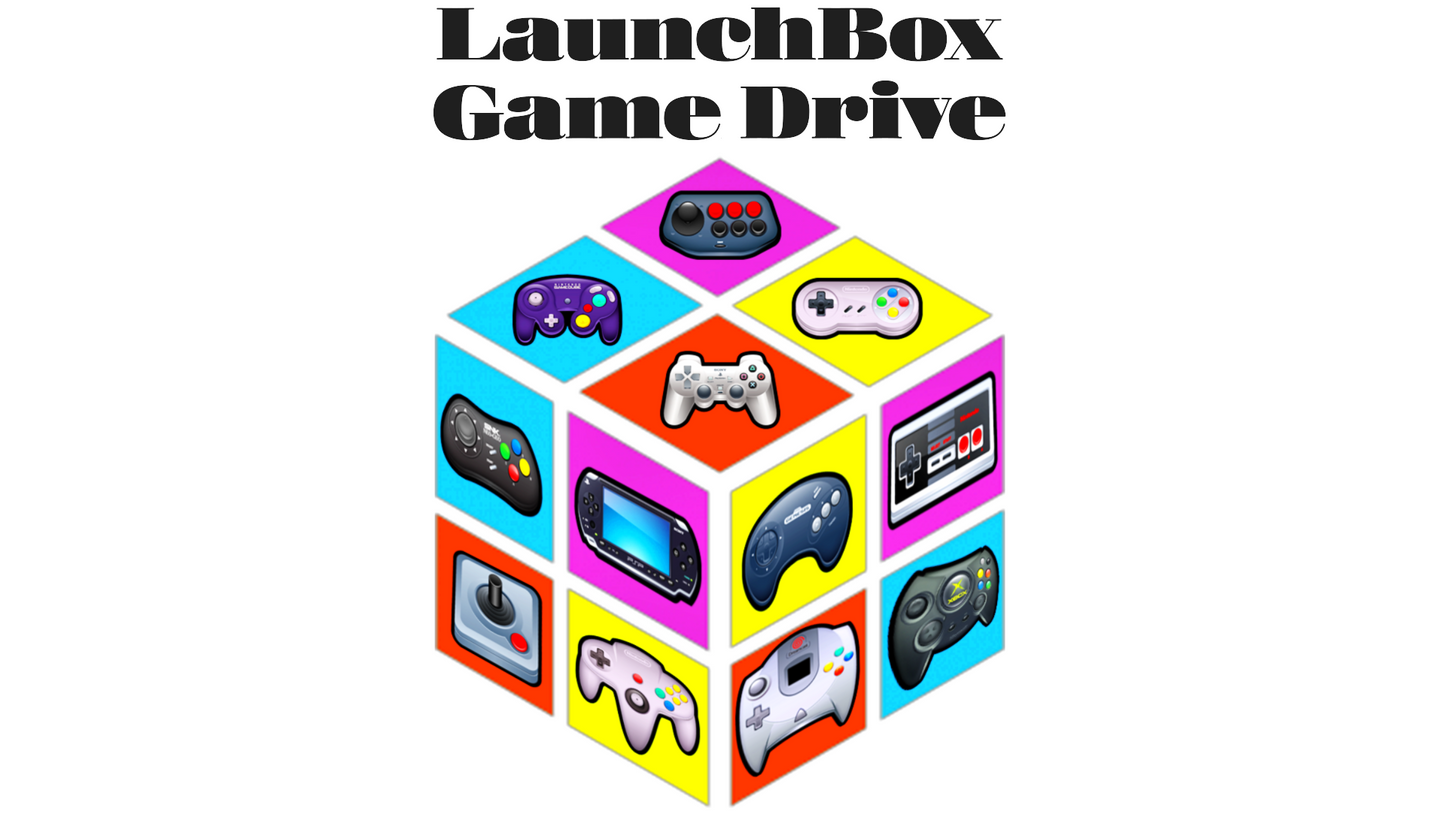 12-18TB LaunchBox Gaming Hard Drive Windows Plug N Play