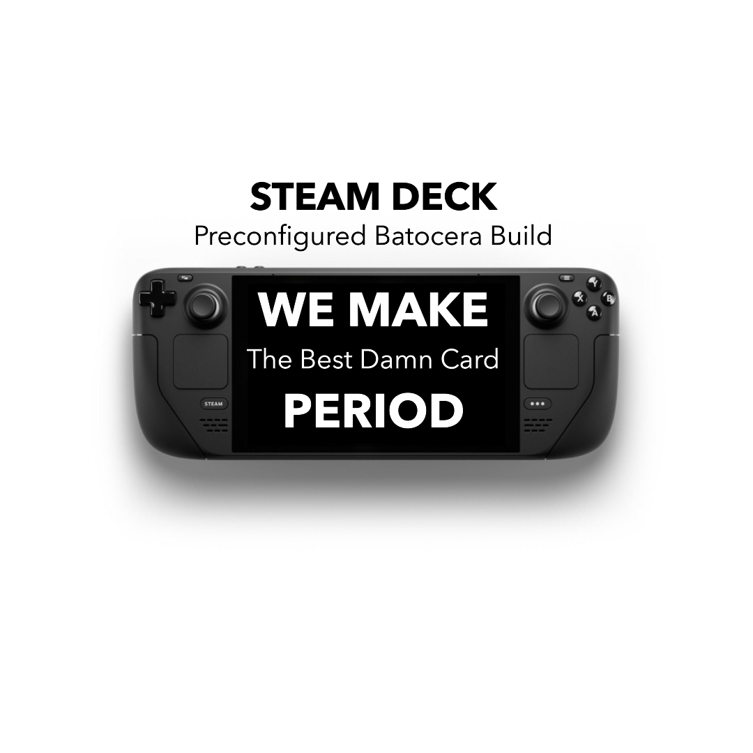 Steam Deck Preconfigured Batocera SD Card