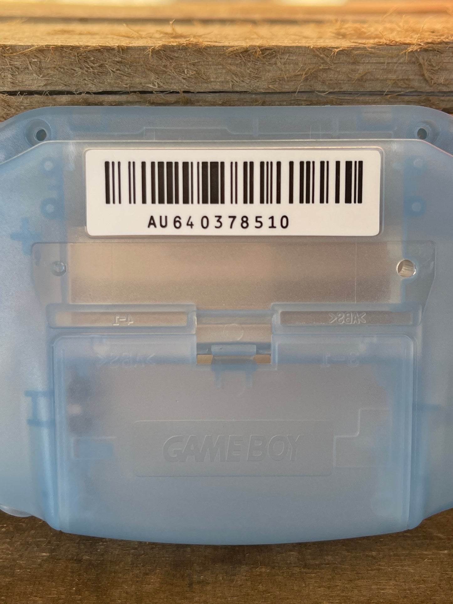 Gameboy Advance OEM Replacement Sticker-Serial Number Matte Finish