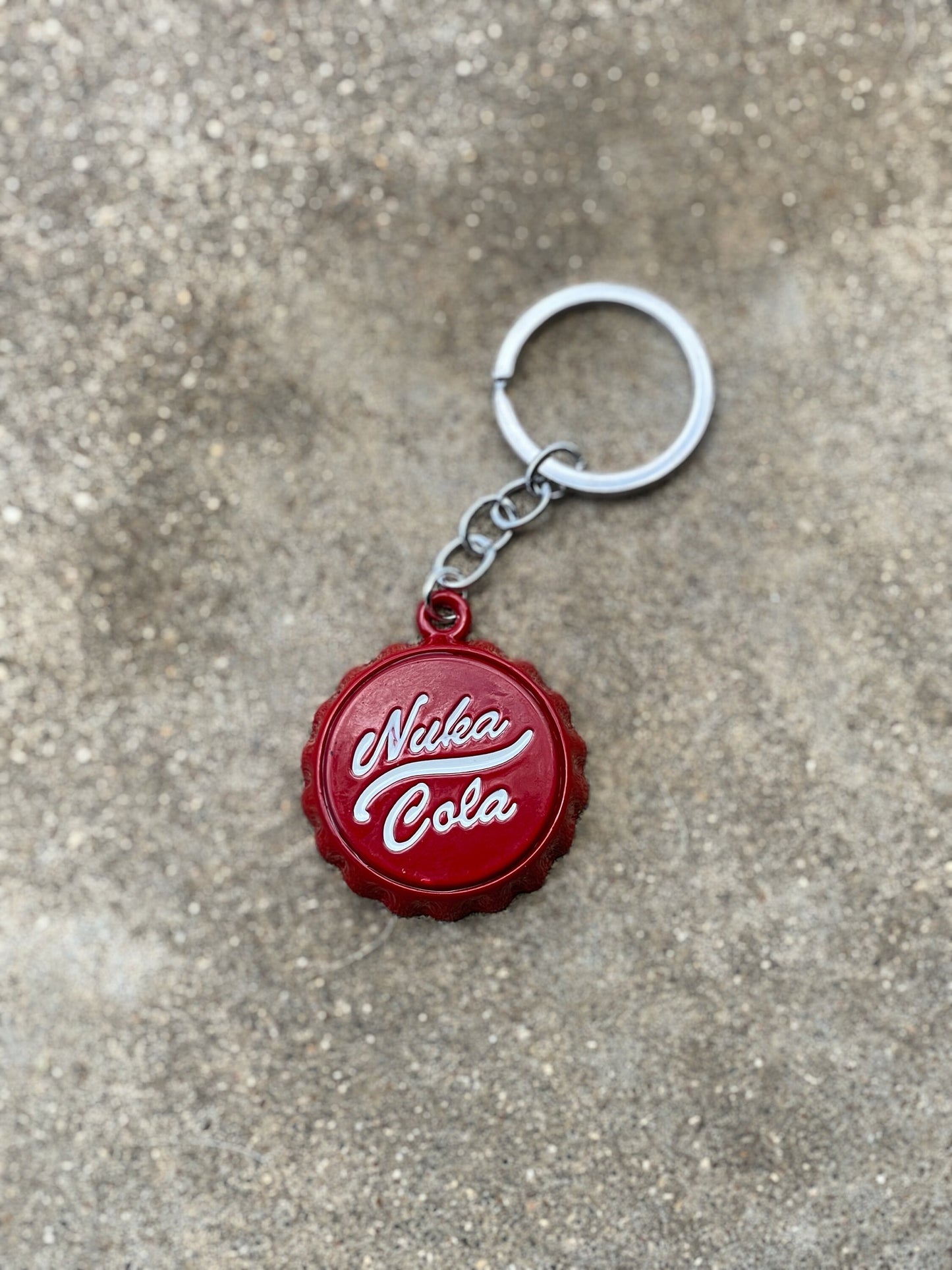 Nuka Cola Bottle Opener Keychain Fallout Game Currency Memorabilia