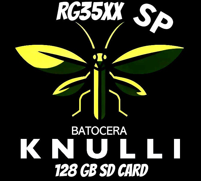 128GB SD card-RG35XX SP-Batocera-KnulliOS-Custom Sd Card-Plug~N~Play