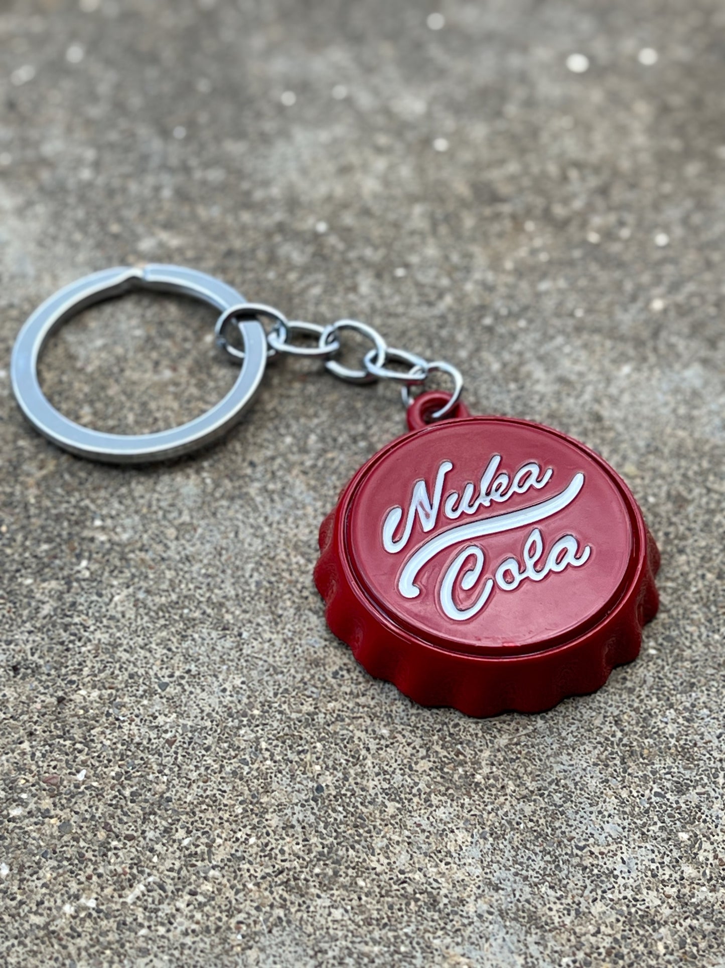 Nuka Cola Bottle Opener Keychain Fallout Game Currency Memorabilia